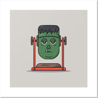 Frankenstein Head Posters and Art